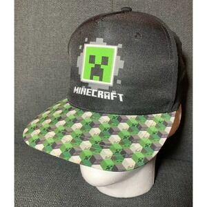 Minecraft Microsoft 2021 cap hat snapback youth Boys adjustable OSFM gaming New!